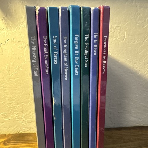 Animated Stories From New Testament-8 Book Lot, He Is Risen, Good Samaritan-1993 - Imagen 4 de 10