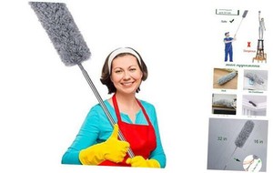 Microfiber Duster for Cleaning High Ceiling Fan with Extension Pole 101