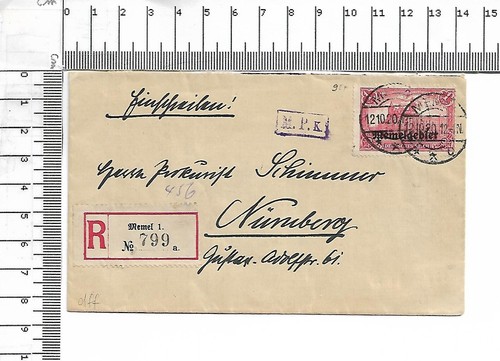 1920 1 Mark EF Memelgebiet rar R-Memel 1 Nürnberg gepr Prof Dr Klein BPP ; 62324 - Bild 1 von 4