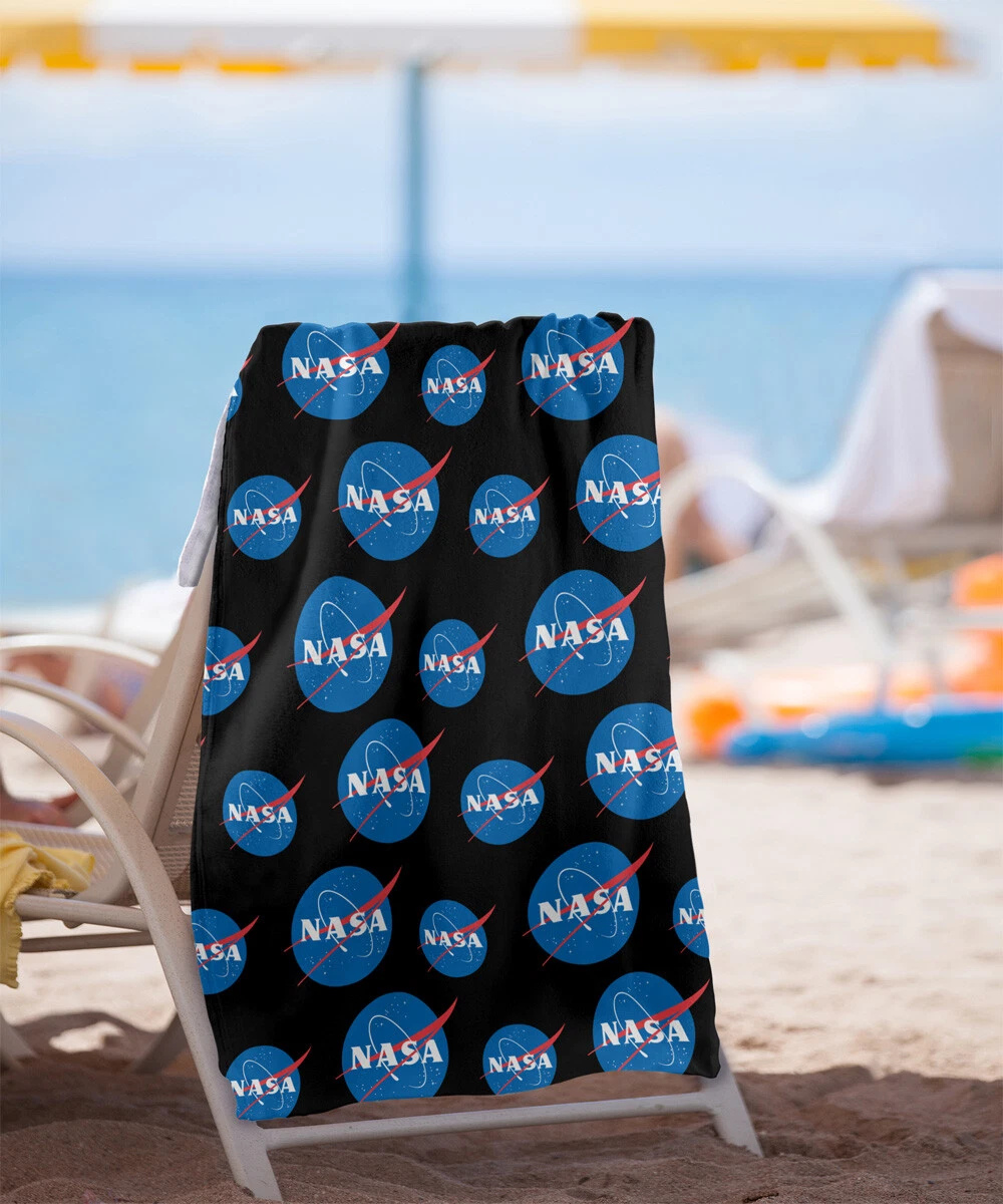 NASA Meatball Logo Pattern Officially Licensed Beach Towel 30"x60"