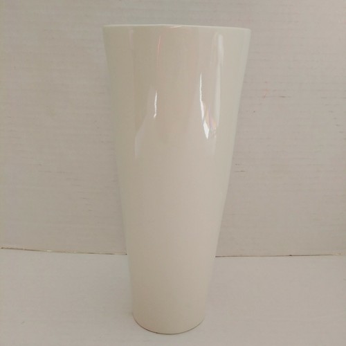 Hallmark Vase ALL GOOD THINGS BEGIN WITH HOPE Ivory Pink Green Flower Ceramic 9" - Picture 7 of 9