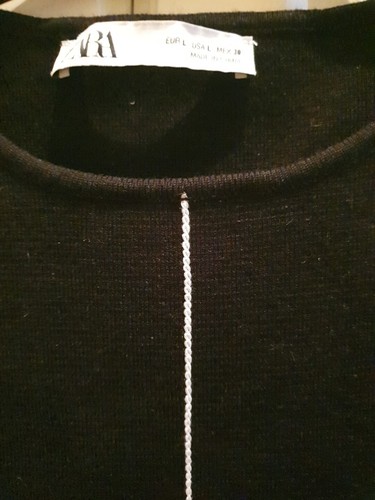 Zara Top,Oberteil, Schwarz, Gr. L, Neu - Bild 2 von 3