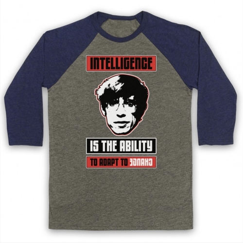 INTELLIGENCE UNOFFICIAL STEVEN HAWKING ABILITY CHANGE 3/4 SLEEVE BASEBALL TEE - Picture 19 of 20