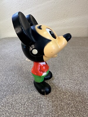 Vintage 1976 Mickey Mouse Chatter Chum Mattel Pull String Talking