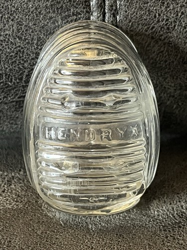 Vintage Glas Vogelkäfig Futterhaus oder Tränke Art Deco Hendryx USA