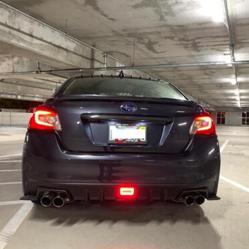 For 11-19 Subaru WRX STI Crosstrek XV LED Red Lens Brake Backup Rear Fog Lights - Picture 8 of 10