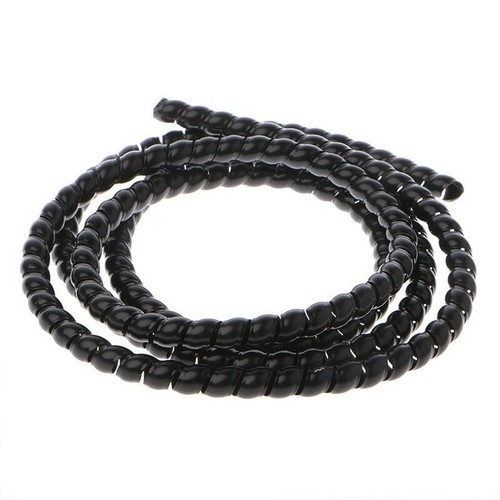 5M Spiral Cable Wire Protector Wrapping Sleeve Line Organizer Tube Cover Plastic - Picture 10 of 10