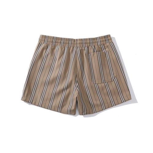 2024 Nuevos Pantalones Cortos Verticales Rayas Hombres Alta Calidad Neutro Pareja Informales Pantalones Cortos - Imagen 14 de 17