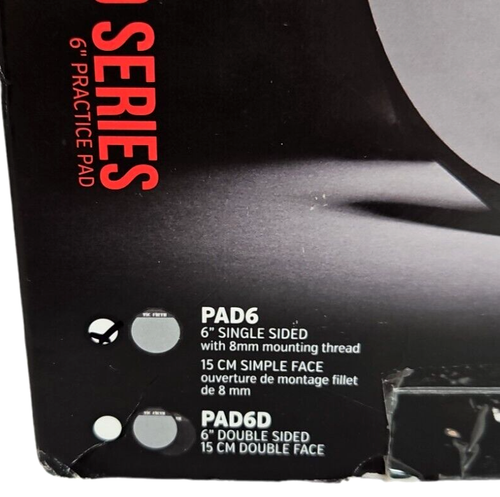 Vic Firth Single-Sided Practice Pad 6” Practice Drummer Pad - Picture 2 of 8