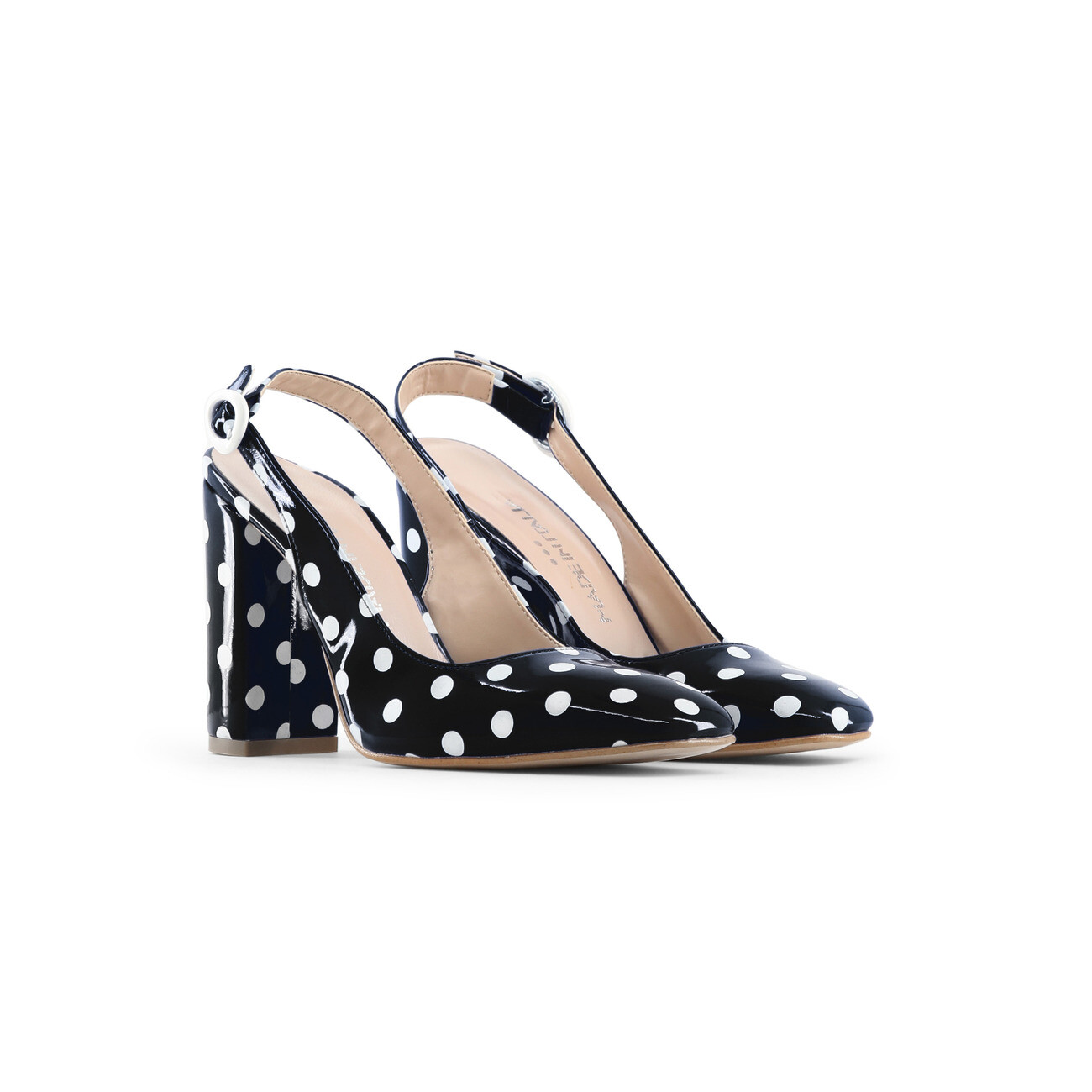 Women shoes shoes shoes Made in Italia MINA Ladies Heels Ankle Strap Black Polka Dot Patent da38b6 Women shoes shoes shoes Made in Italia MINA Ladies Heels Ankle Strap Black Polka Dot Patent da38b6