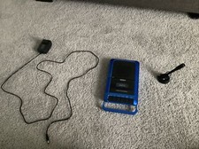 Jensen MCR-100 Cassette Player & Recorder - Blue With Microphone