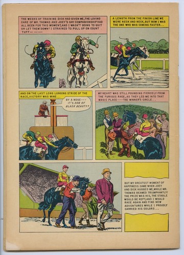 SON OF BLACK BEAUTY - Cuatro Colores #566 - Dell - Cubierta Pintada - Imagen 2 de 2