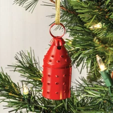 Primitive Colonial Style MINI Paul Revere Lantern Ornament Tin Punch 3 1/2" tall