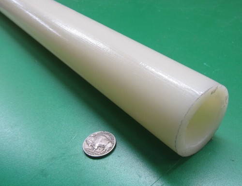 Nylon 66 Tube Natural 1.50" OD x 1.25" ID x .125" Wall x 48" Length - 1 Unit - Picture 6 of 12