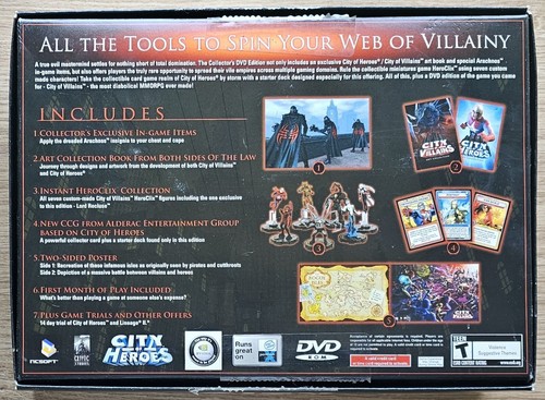 † City of Villains: Collector's DVD Edition ~ PC DVD-ROM Game Box ~ FREE postage - Picture 2 of 21