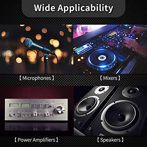 New 30FT XLR 3Pin Male Female Balanced Mic Microphone Audio Cord Shielded Cable - Picture 7 of 13