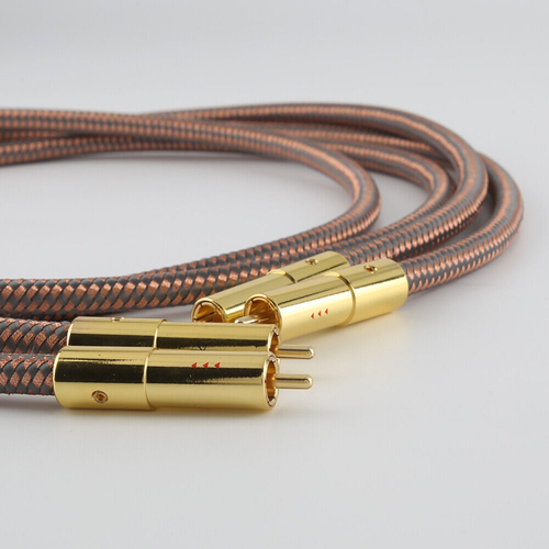 Accuphase 40th Anniversary Gold Plated RCA Cable Hi-end Signal Interconnect Wire - Picture 2 of 10