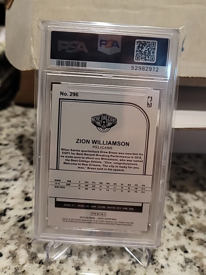 ZION WILLIAMSON RC PSA grade 10 gem mint+2RC(10 total) ALL CARDS IN THE PICS!!!! - Image 2 of 4