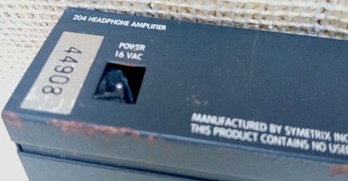 SYMETRIX SX204 HEADPHONE AMPLIFIER FOR PARTS NOT WORKING PLEASE READ DESCRIPTION - Picture 7 of 8