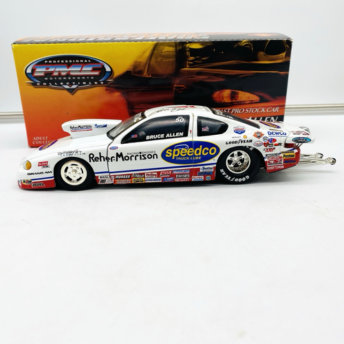 SIGNED NHRA Bruce Allan 1:24 Diecast PMC Reher-Morrison Pro Stock - Picture 2 of 21
