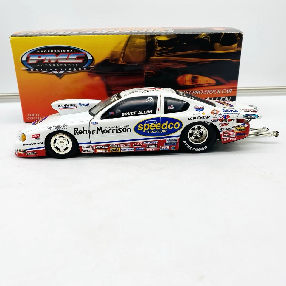 SIGNED NHRA Bruce Allan 1:24 Diecast PMC Reher-Morrison Pro Stock - Image 2 of 4