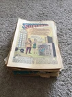 1950s/60s Comics Job Lot Vintage Collection FLAWS missing pages SUPERMAN BATMAN