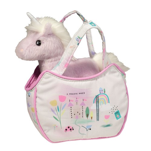 Douglas Magical World frecher Sak mit lila Einhorn Plüschtier Stofftier Spielzeug, 7 Zoll - Bild 1 von 1
