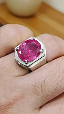Natural Ruby ring in 925 sterling silver  Wedding/Engagement rings, Best Gift