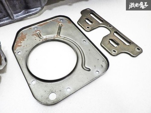 NISSAN S14 Silvia SR20DET Oil Pan Assy Baffle Plate Strainer Adapter Set Genuine - Picture 2 of 10