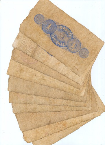 Colombia Banco de Oriente Set with 10 pcs. 1 Peso 1880's, P.S697 - Picture 2 of 6