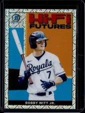 2022 Bowman #HIFI-5 Bobby Witt Jr. Hi-Fi Futures Mojo Refractors