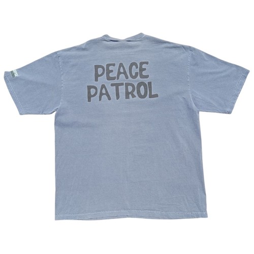 Vintage Woodstock Security Guard T Shirt Peace Patrol Bigger 1990s Blue Unionbay - Picture 8 of 13