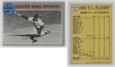1970 Topps NL Playoffs Tom Seaver Seaver Wins Opener! #195 HOF