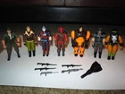 GI Joe Vintage 1990s 2000s Lot 7 Action Figures ARAH 3.75 Guns Rockets Hasbro