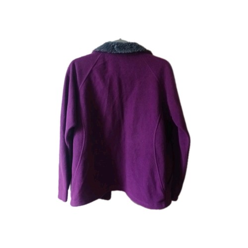 Columbia Omni-Heat Fleece Jacket Full Zip Women’s Size Large Purple - Picture 4 of 6