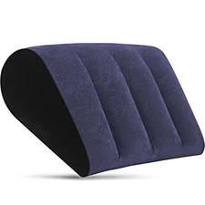 Wedge Leg Elevation Pillow Fast Inflating DeflationBlue