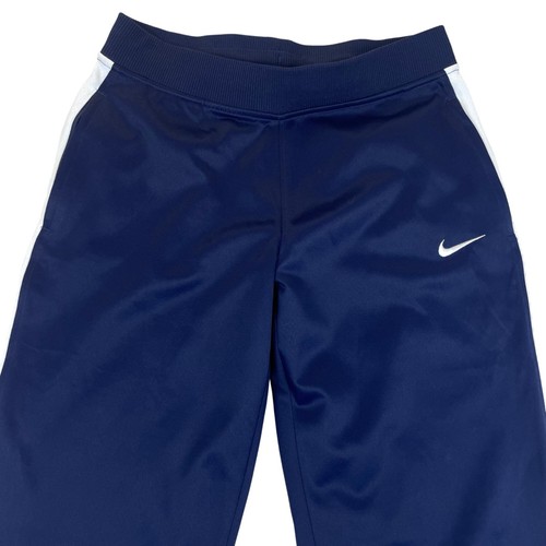 Nike Men’s Navy Blue Polyester Athletic Wide Leg Dri-Fit Pants Size S - Picture 3 of 11