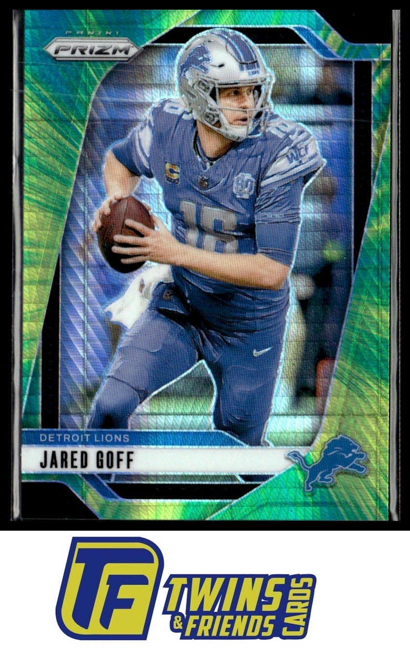2024 Panini Prizm #92 Jared Goff Hyper #/180