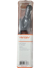Ventev Dashport Rapid Dual Output Car Charger  Micro USB cable - Black
