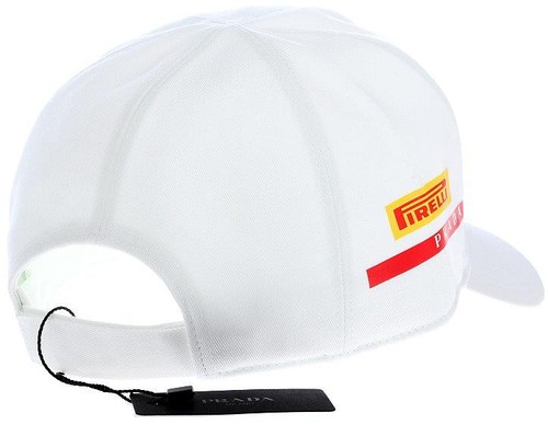 NEU PRADA LUNA ROSSA WEISS AKTUELL 100 % BAUMWOLLE LOGO BALLKAPPE MÜTZE 59/M - Bild 4 von 6