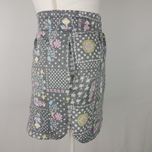 Pantalones cortos de pijama Secret Treasures para dormir Plus 3X (22W-24W) gris floral suave - Imagen 2 de 6