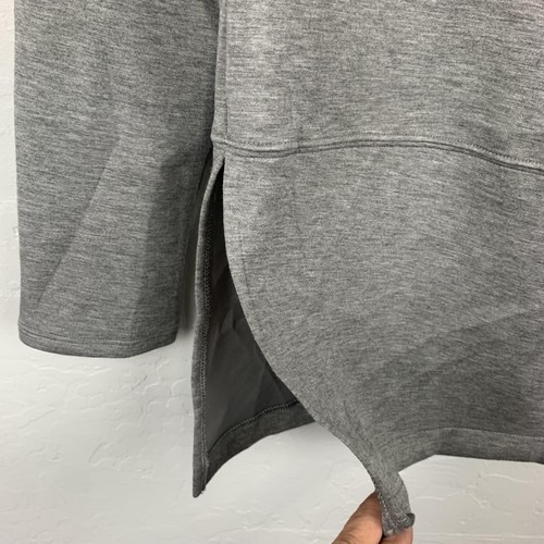 SPANX Air Essentials Top Damen XS grau Tunika Seitenschlitze Stretch Langarm - Bild 3 von 8