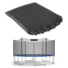 Costway Replacement Trampoline Mat Fits 16ft Frame w/108 V-Hooks Using 7" Spring