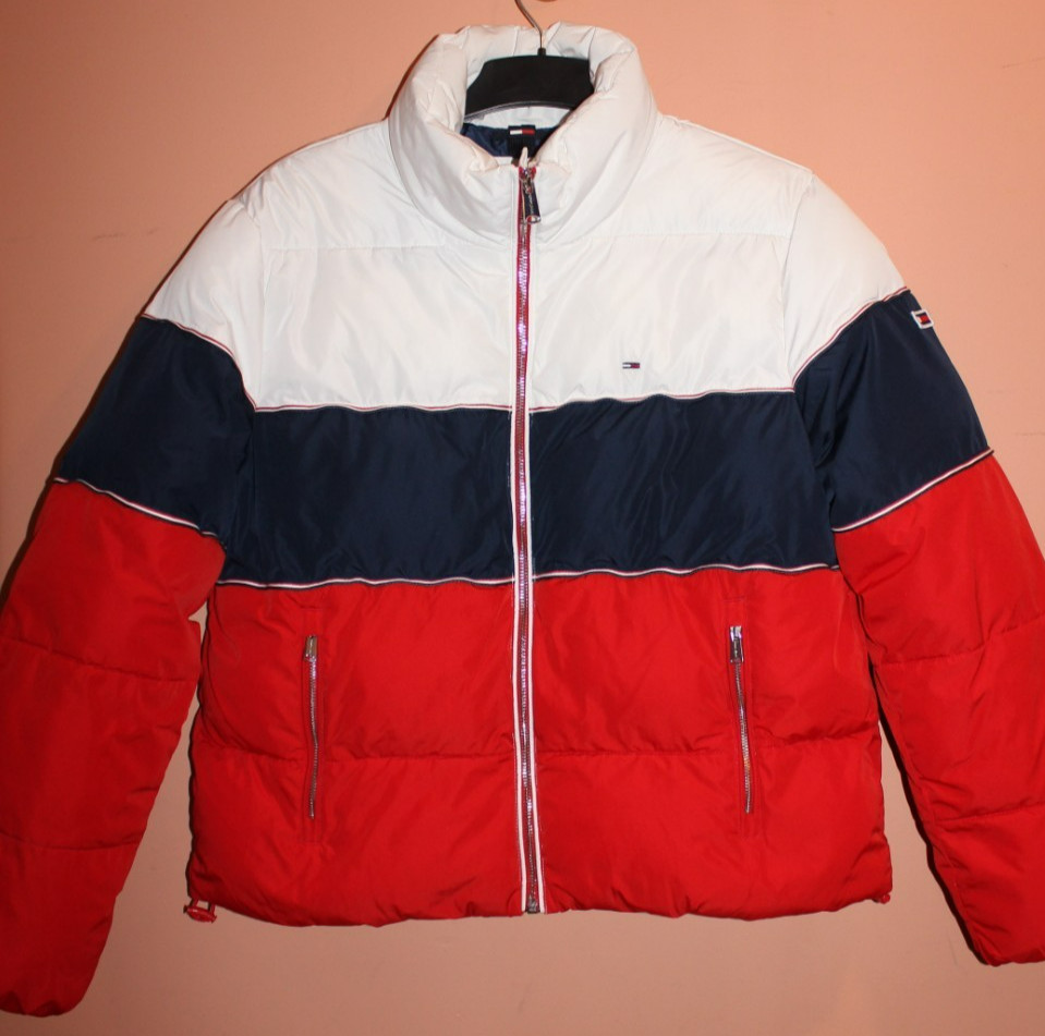 TOMMY HILFIGER SIZE L LADIES SHORT PUFFER JACKET image 3