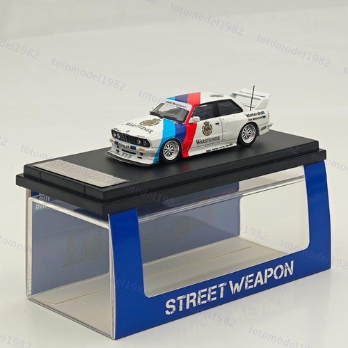 SW 1/64 BMW LTO E30 M3 - Warsteiner Racing Blanco Diecast Modelo Coche Colección - Imagen 1 de 9