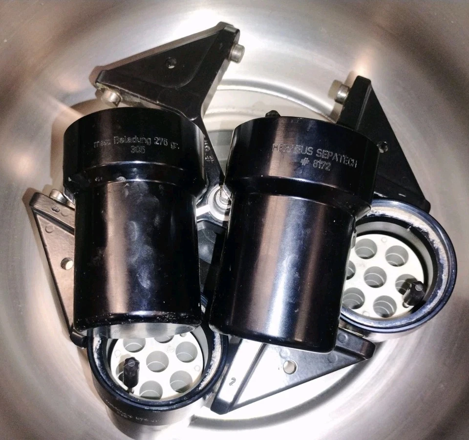 Rotor Heraeus Sepatech 8179 con cucharones y adaptadores para centrífuga (5.000 rpm) Foto 3 de 4