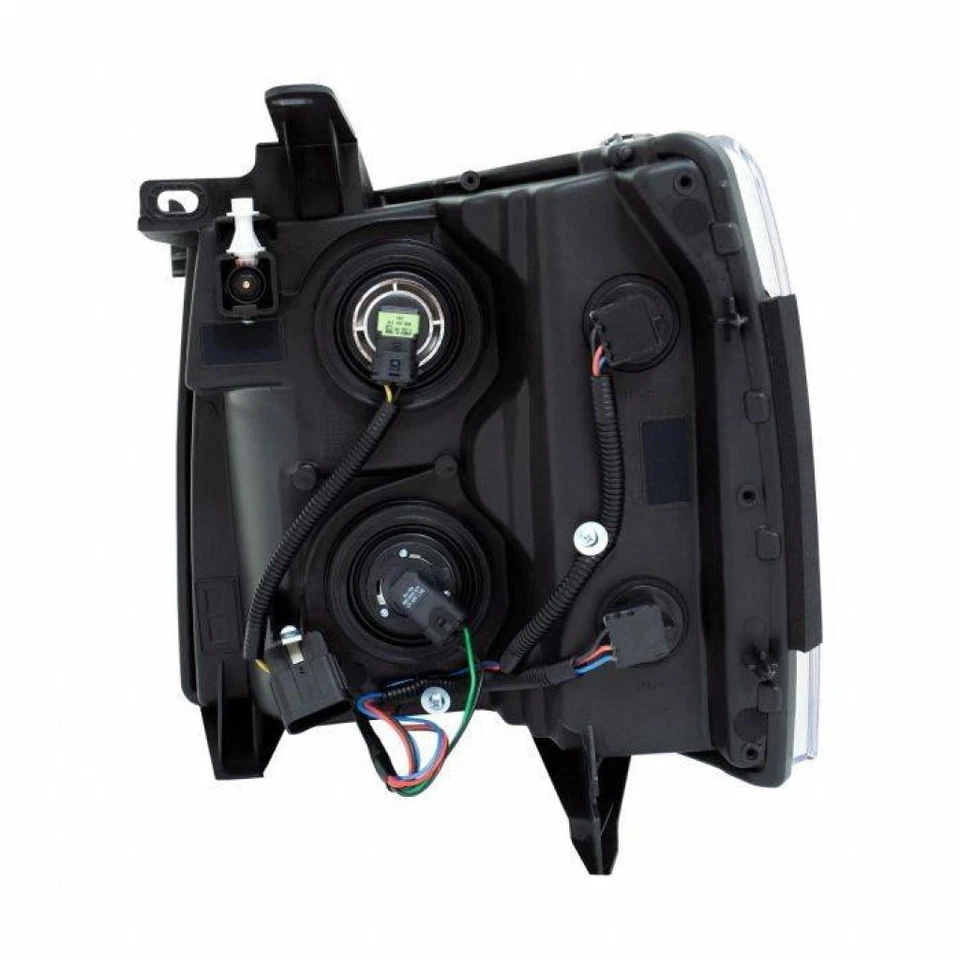 ANZO For Chevy Silverado 1500/2500 HD Classic 2007 Crystal Headlights |Black Foto 2 de 4