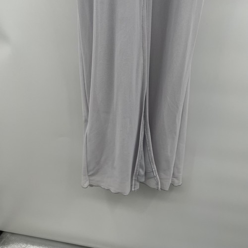 Commense Damen Maxi Schlupfkleid Rüschen Spitzenbesatz Grau Größe M Neu - Bild 3 von 9