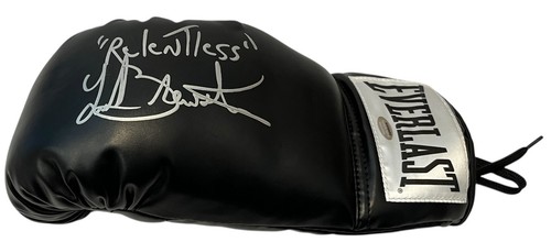 Lamon Brewster Signed Everlast Black Boxing Glove "Relentless" Schwartzsport COA - Picture 4 of 7