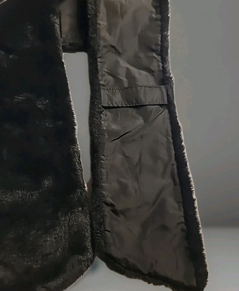 Conjunto de sombrero y bufanda de piel sintética Nordstrom vintage sombrero de invierno cálido lujo hecho en Italia Foto 4 de 4